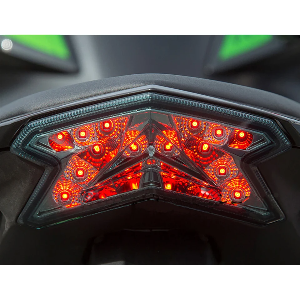 Z800 для Kawasaki Z800 ZX 6R Z125 2013- индикаторный светильник для мотоцикла светодиодный тормозной задний указатель поворота номерного знака интегрированный светильник