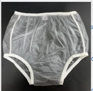 2 шт. многоразовые подгузники ABDL из ПВХ для взрослых детские штаны onesize бикини под