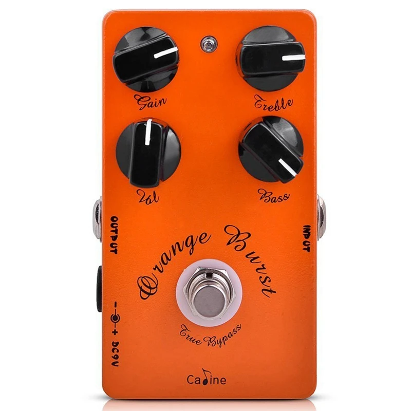 Caline CP-18 Burst педаль для гитарного эффекта овердрайв оранжевый усилитель гитарная педаль аксессуары Запчасти