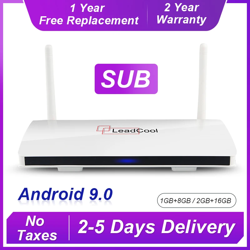 Leadcool TV BOX 1G8G Android 9.0 Amlogic S905W Quad-Core Full HD 1080P Smart TV 4K Media Player 2G16G Leadcool BOX PK X96 Mini