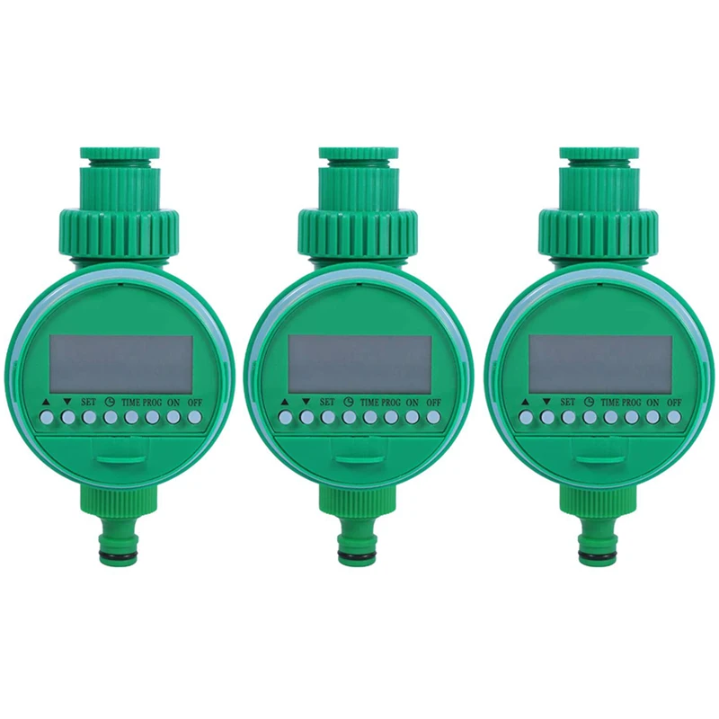 

3Pcs Automatic Electronic Timer Garden Irrigation Controller Electric Valve Garden Timer Watering Timer