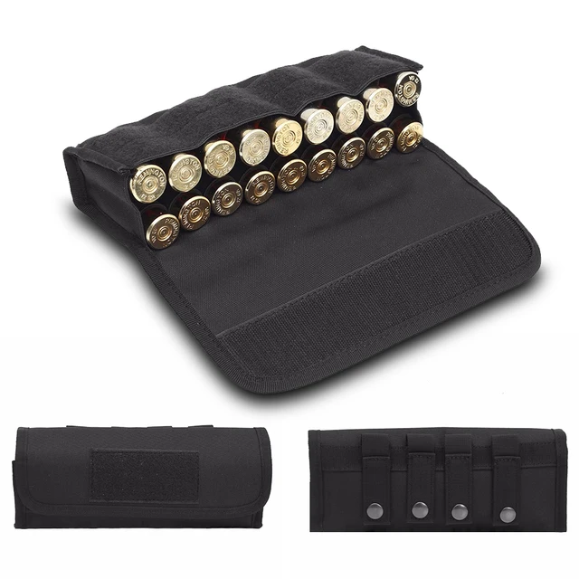 US $6.53 18 Round Tactical Shell Holder Ammo Bag 1220 Gauge Shotgun Cartridges Bullet Pouch Hunting Shootin