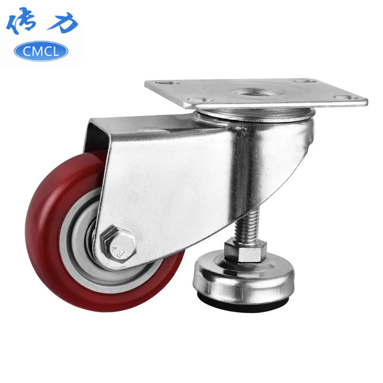 

Currently Available 3-Inch Regulation Truckle with Goblet Level Regulating Wheel Medium with Support Frame Universal Wheels Cabi