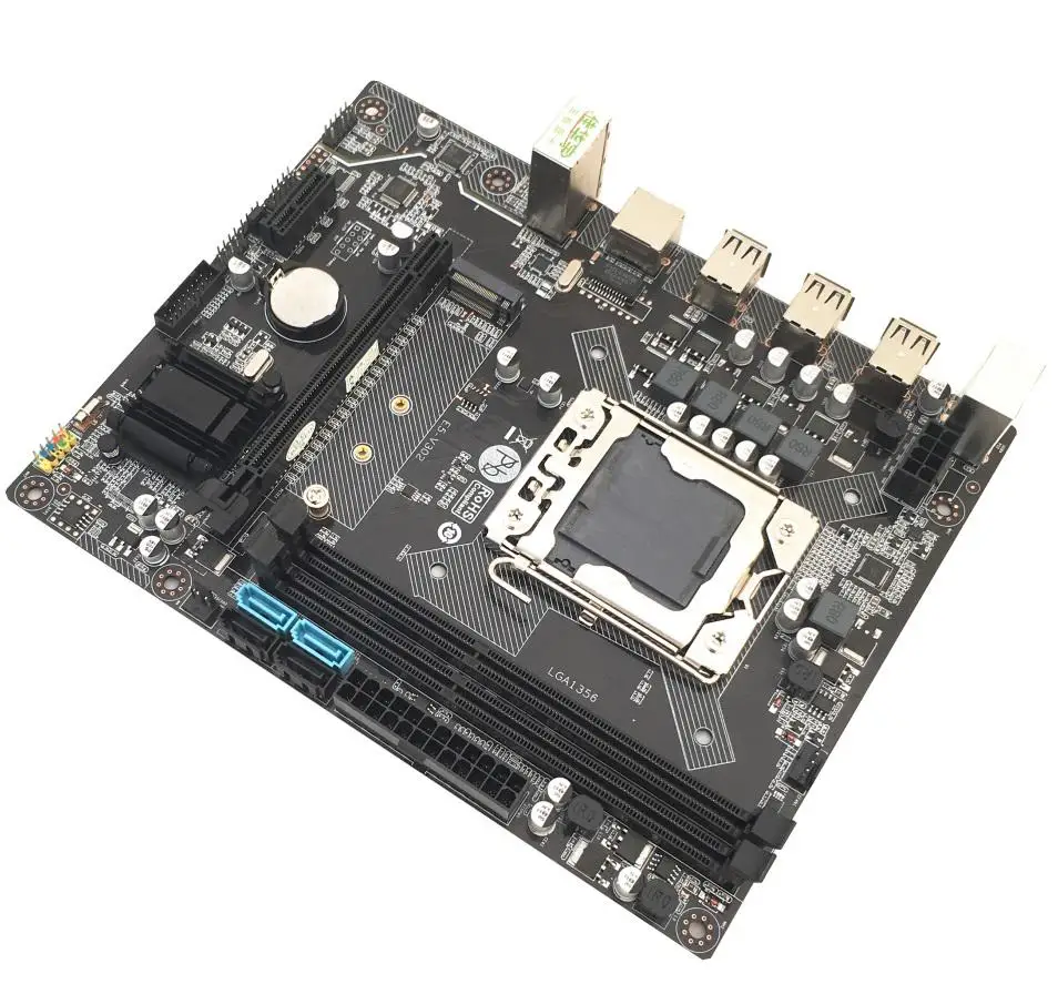 

X79 MB Socket LGA1356 E5-2430 CPU HM65 Chipset DDR3 Memory RJ45 LAN Port M.2 SATA3.0 USB3.0 Interface