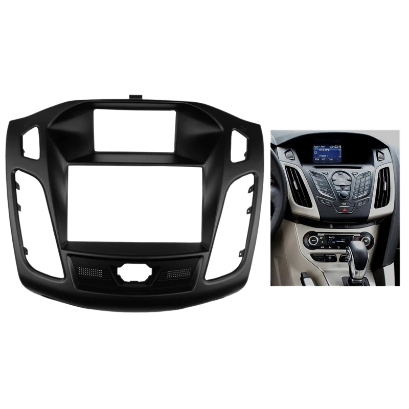 2Din стерео радио CD панель DVD аудио набор фасций для F ord Focus III C-Max 2011