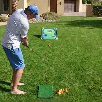 

Mini All Ages Abilities Sport Game Accessories Golf Practice Set Backyard Golf Cornhole Game Fun New Game Oxford Cloth For