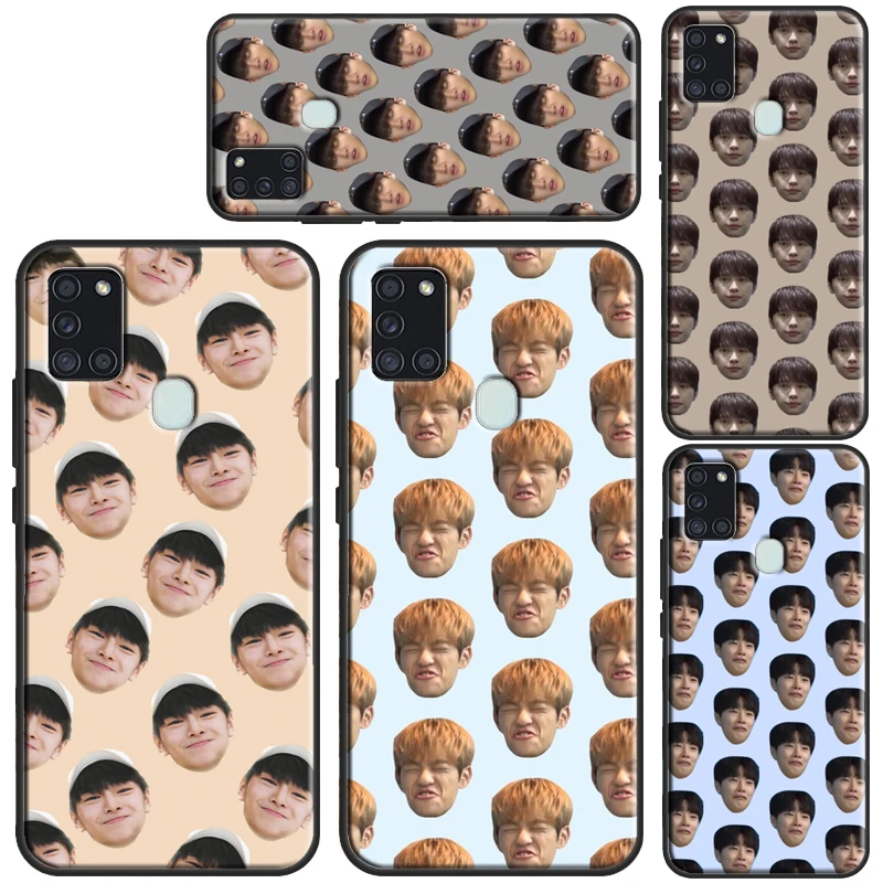 Чехол с коллажем лица Stray Kids для Samsung A12 A32 A42 A52 A72 A11 A31 A51 A71 A02 S A20 A30 A40 A50 A70 A20e A21S |