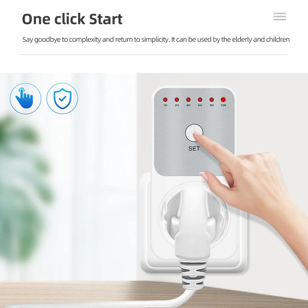 TM04 10Hr Countdown Timer Switch Socket