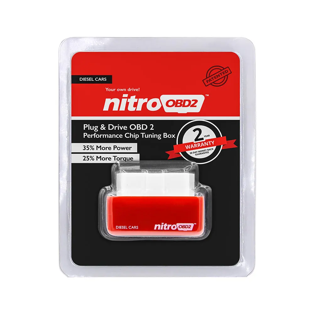 10 шт. двойной PCB эко Nitro obd2 для бензина/дизельных автомобилей obd2 ECU программист сканер инструмент нитро для больший крутящий момент экономия топлива