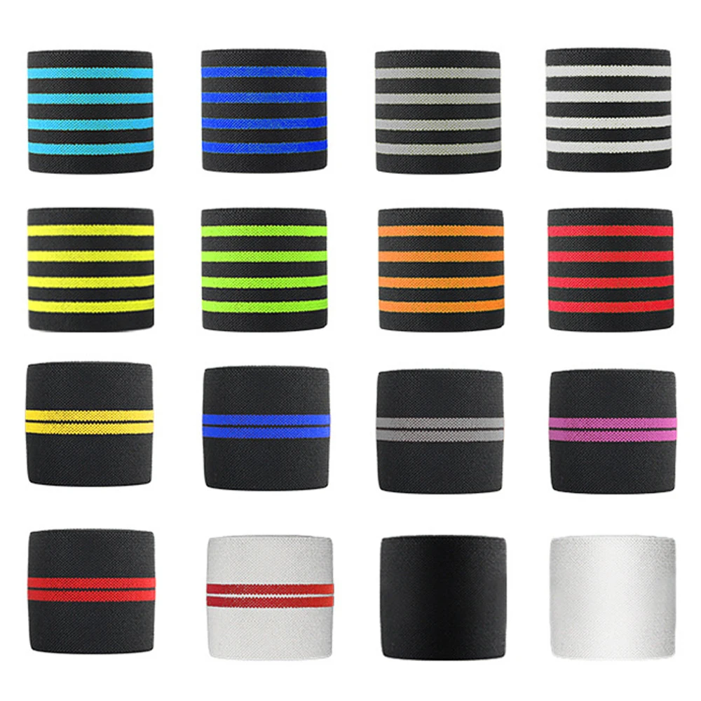 

2020 Professional Elastic Knee Wrap Weightlifting Fitness Knee Support Brace Heavy Weight Squat Training Knee Brace Protection