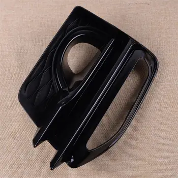 

DWCX 26x17.5 cm Black ABS Car Front Right Fog Light Lamp Cover Frame Bezel Fit for Infiniti Q50 Sport 2014 2015 2016 2017