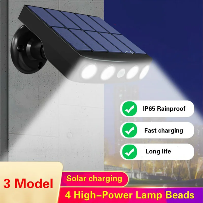 

Solar Motion Sensor Light Outdoor Landscape Solar Wall Lamp Camera Shape Wireless Security Lighting Decoration for Garden Home
