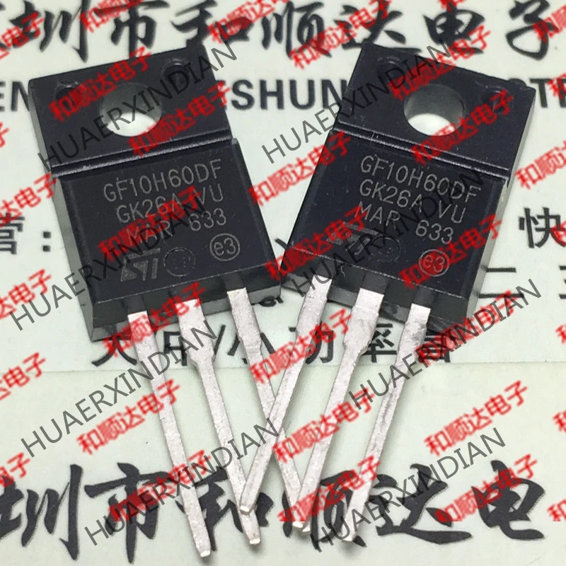 20 шт./лот GF10H60DF STGF10H60DF TO-220F 600V
