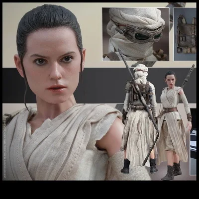 

Hot Toys MMS336 MMS337 Star Wars The Force Awakens Rey Daisy Ridley 12 inch Figure NEW