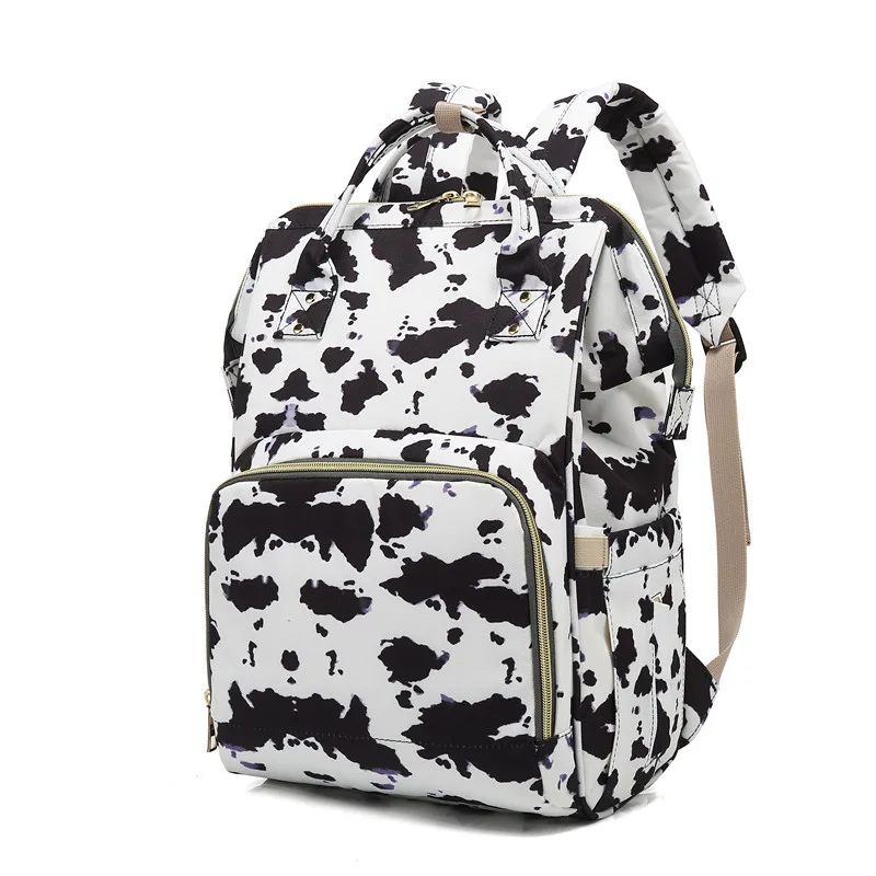 

New 2020 Fashion Printing Baby Diaper Bakcpack For Mom Large Capacity Outdoor Nappy Travel Maternity Bag