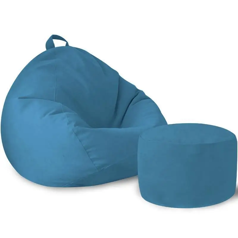 Золотой одиночный Zitzak Kanepe Divano Boozled детская кровать Sandalyeler Copridivano Beanbag Cadeira стул Puff Asiento Bean Bag Диван