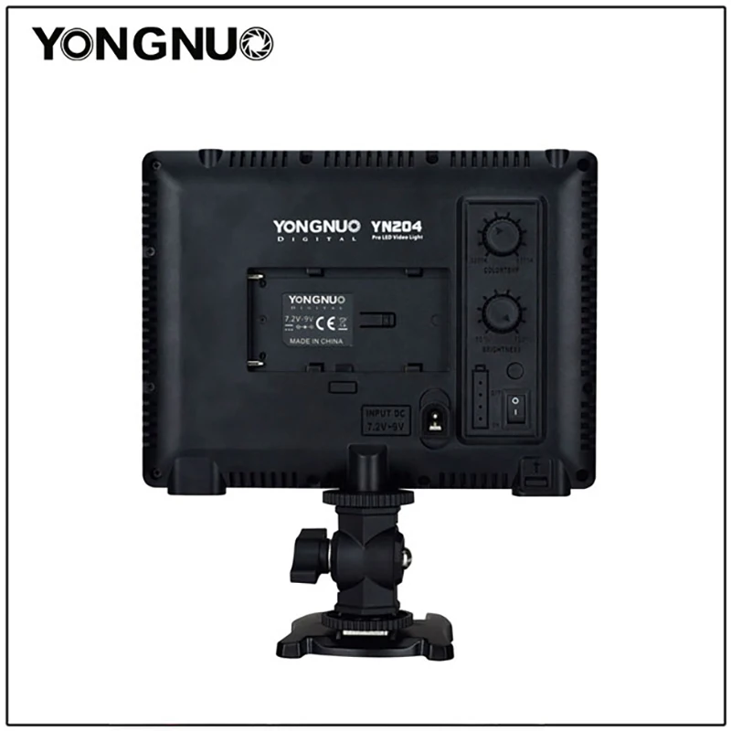 Yongnuo YN204 светодиодный светильник для камеры с двумя цветными температурными лампами, светильник для студии, светильник для камеры, мягкий светильник