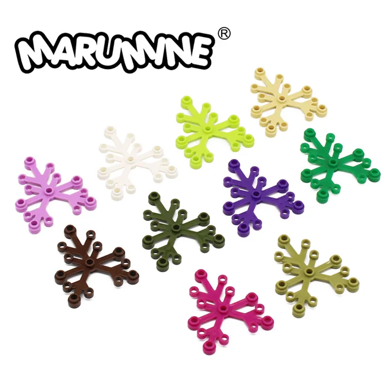 Marumine 30 шт. блоков детали для цветочного дерева совместимы с городским зданием 2417 классические строительные