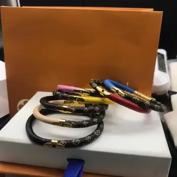 

2020l leather rope bracelet; classic V standard; time innovation; Adjustable Bracelet