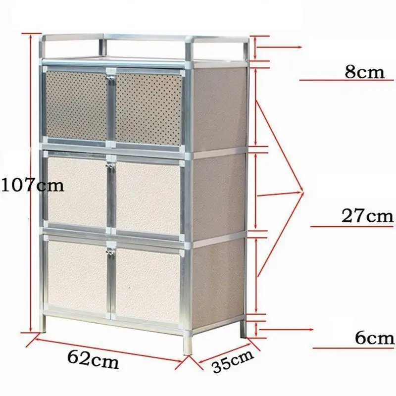 Para Cajones tea Dolap Kaplama буфет для комнаты из алюминиевого сплава Meuble буфет, шкаф Mueble Cocina, кухонная мебель, шкаф - Цвет: Number 32