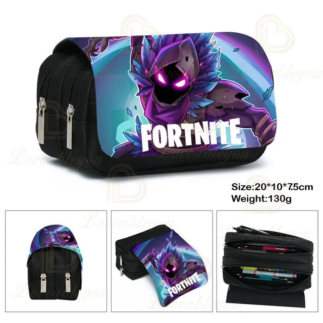 Fortnite-estuche para lápices de gran capacidad para estudiantes, juguetes para niños, para la mochila del colegio, bolsa de papelería, regalos de juego _ - AliExpress Mobile