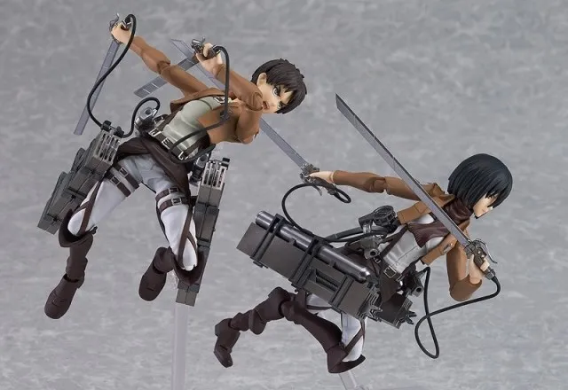 

Yaya Anime Figma Attack on Titan Mikasa 203 # Allen 207 # Heichou 213 # Boxed Garage Kit