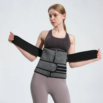 

Woman's Flat Belly Sheath Velcro Zipper Slimming Girdle Waist Shaper Shaping Straps Pulling Waist Trainer Corset Body Shaper