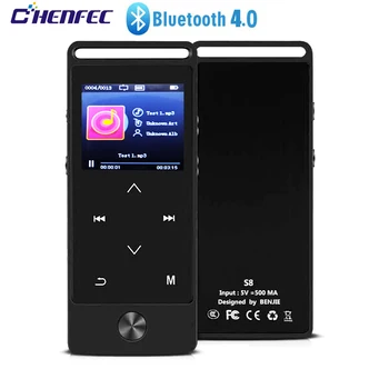 

Portable Mini MP3 Player with Bluetooth4.0 HiFi Lossless Music Player with FM Radio, Recorder, Expandable SD Card Up to 128GB