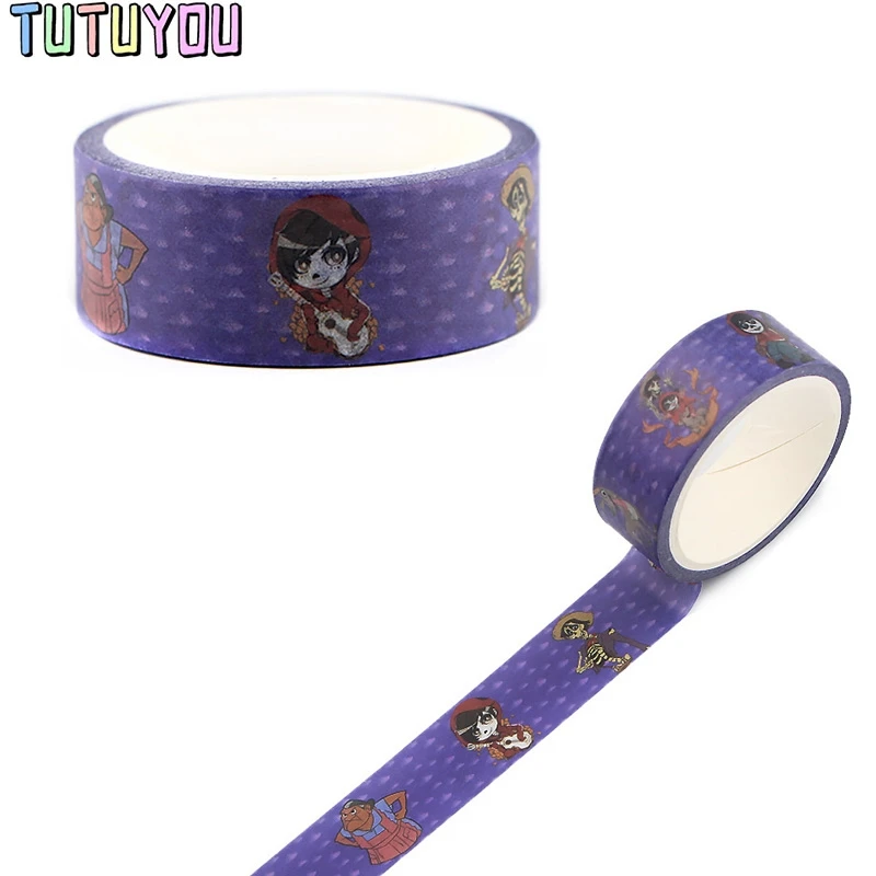 

PC338 Cartoon Painting Washi Tape Set Adhesive Tape DIY Decoration Sticker Scrapbooking Diary Masking Tape Stationery Supply