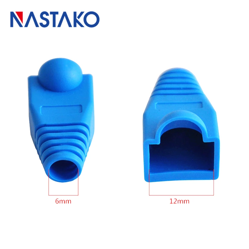 NASTAKO Cat5 Cat5e Cat6 RJ45 разъем крышка крышки кабеля Ethernet соединитель сети модульный