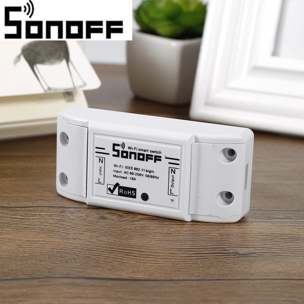 

Sonoff Basic R2 Smart Home WiFi Wireless Switch Module for Apple Android APP For ITEAD Sonoff Without 433Mhz RF remote function