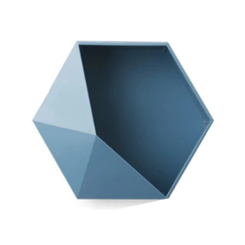 

Storage Rack Shaped Living Room Wall-Mounted Geometric Punch-Free Wall Decoration Home Bathroom Shelf Rack