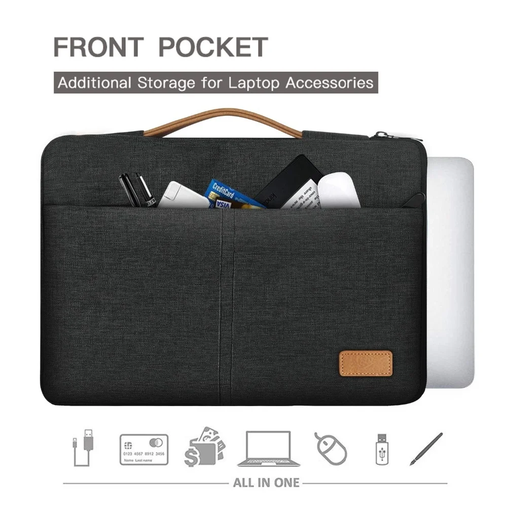 Najtaniej 13.3 14 15.6 calowy pokrowiec na laptopa torba na macbooka Pro 13 komputer Notebook etui na xiaomi ASUS Acer hp Lenovo