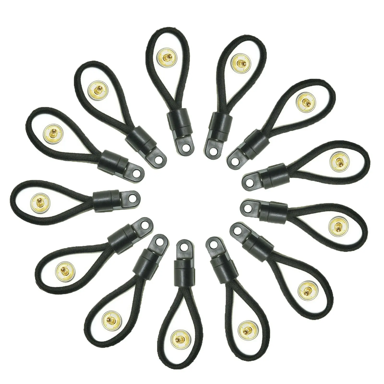 Bungee loop 10pk Boat Tonneau cover Marine Repairs Bunji loop 15 sizes