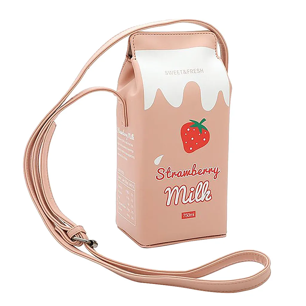 Pink Женская сумка через плечо из искусственной кожи, модная, простая, однотонная, на одно плечо, сумка-мессенджер, молочная коробка, Bolsa Feminina - Цвет: Pink