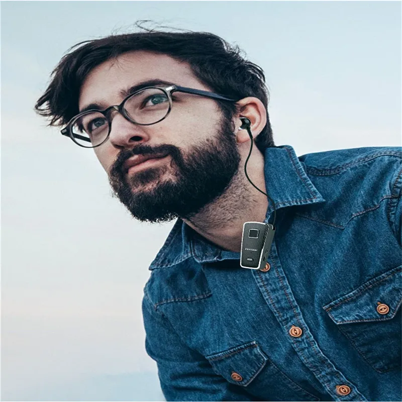 Fine-blue F970Pro Wireless Bluetooth 5.0 Earphone Telescopic Back Design Handfree Headset Audifonos Para Celular 40OCT2907