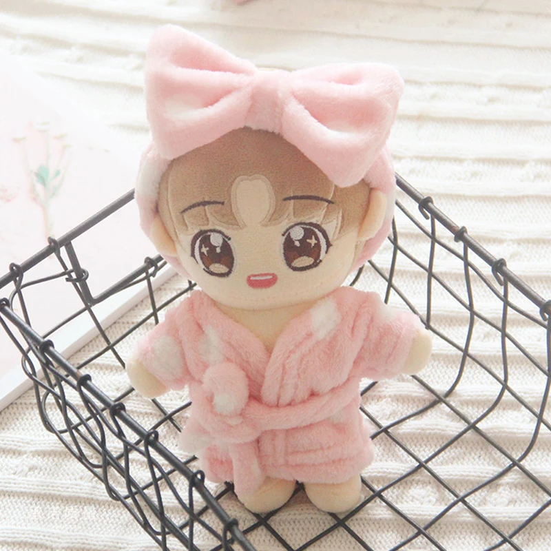 Cute Headband Pajamas For 20cm Doll Clothes Idol Doll Baby Accessories Toys Birthday Present Accessories Headband Pajama