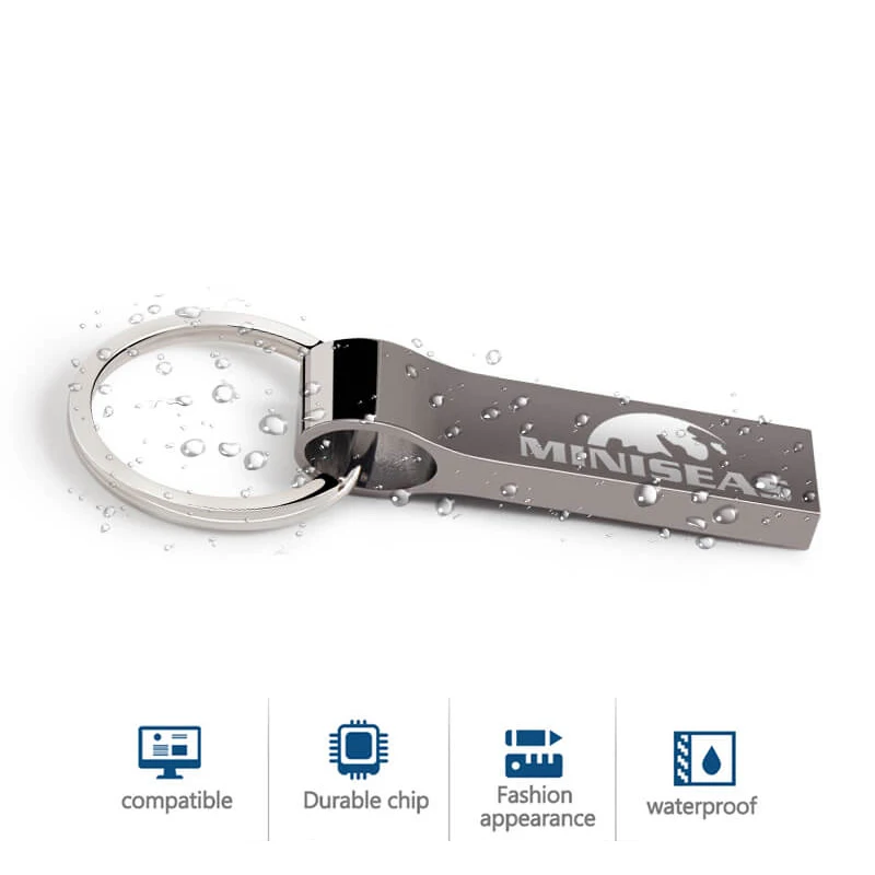 Металлический USB флеш накопитель Mniseas флешка на 128 ГБ 64 32 16 8 карта памяти usb Miniseas|drive