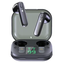 Earphone Bluetooth Earbuds Mic-Sport Stereo Deep-Bass R20 Tws Waterproof Wireless Headset