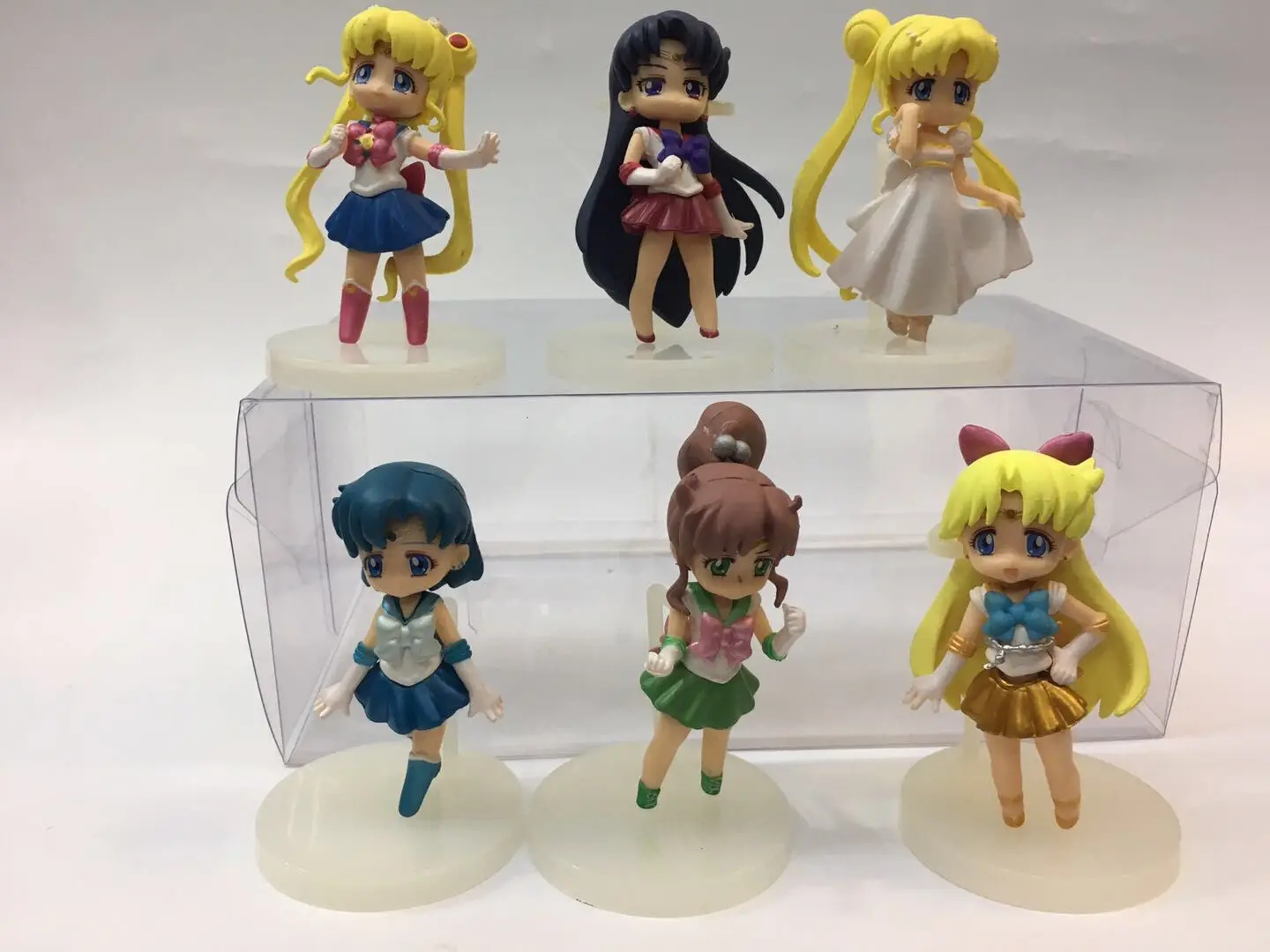

Anime 6-Pretty Girl Warrior Usagi a Small Rabbit Mercury Venus Boxed Garage Kit Model Decoration