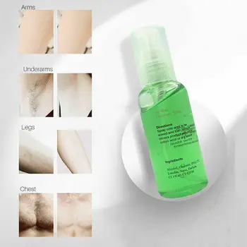 

100% Natural Permanent Hair Removal Spray Smooth Body 60ml