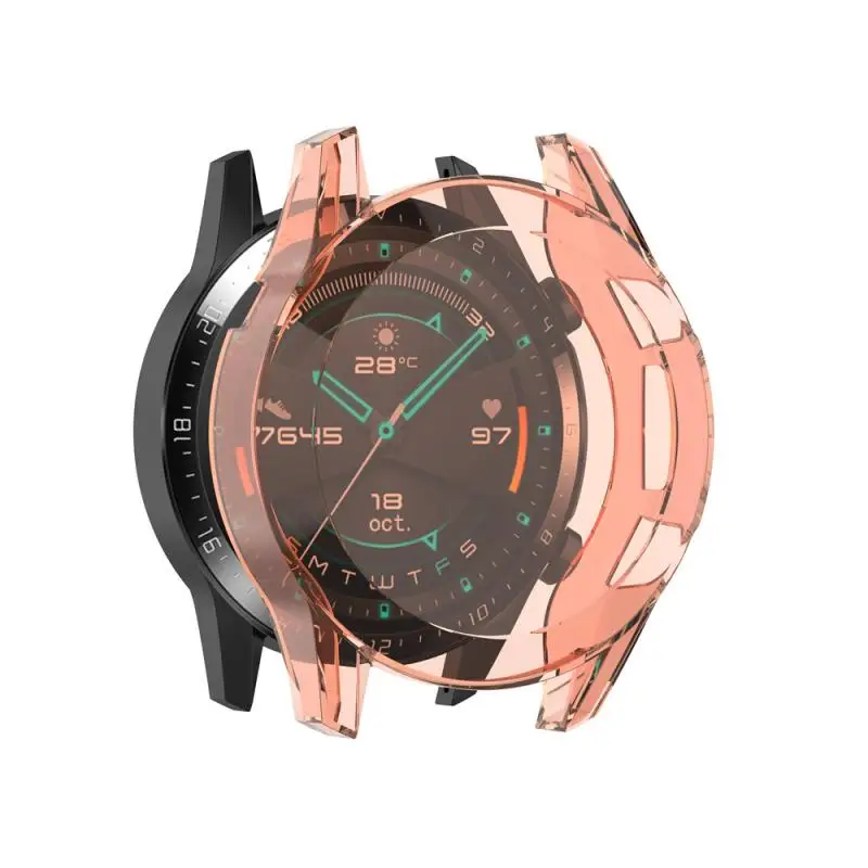 Чехол для часов Huawei Watch GT 2 46 мм мягкий силиконовый защитный чехол из ТПУ защитная