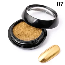 Горячая 2 мл порошок для ногтей яркий металлический эффект зеркальная пудра для маникюра CNT 66