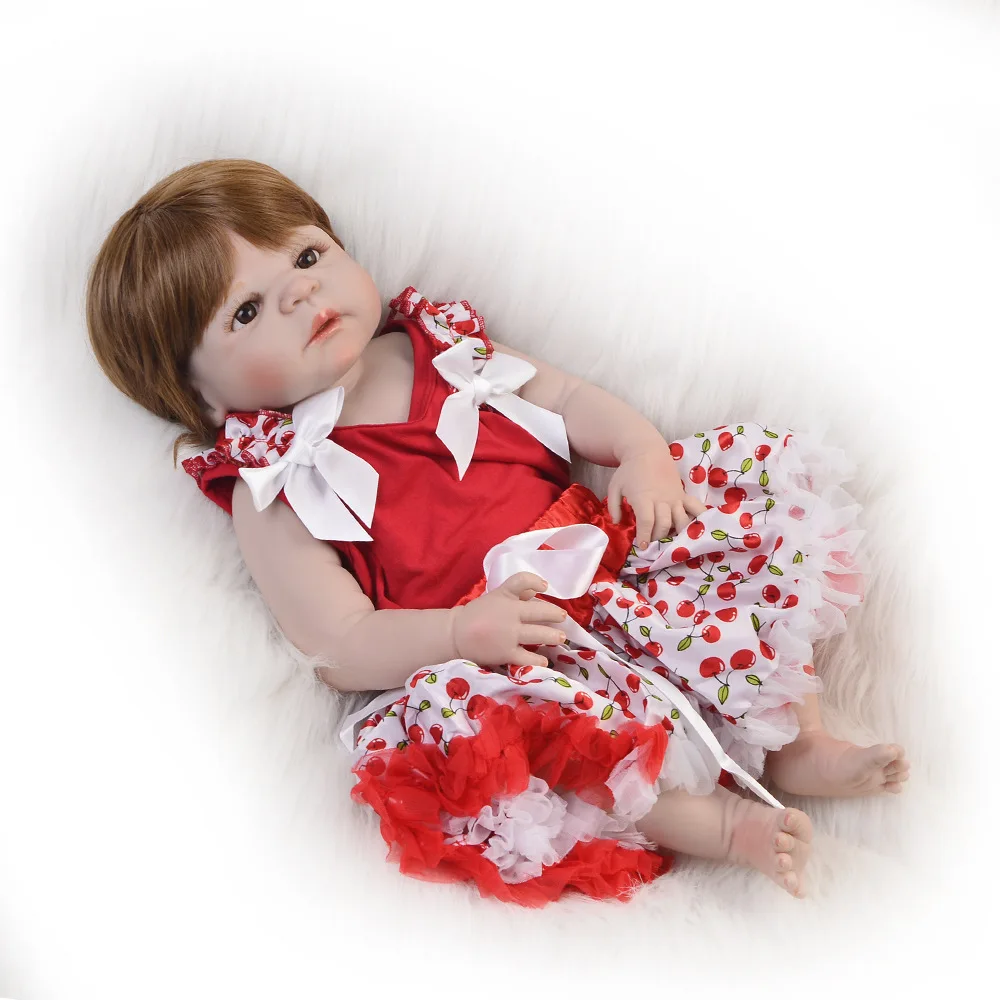  Keiumi 23-Inch All Silica Gel Genuine Product Reborn Baby Doll 57 Cm Model Infant Confinement Nurse