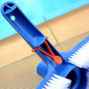 

20inch Swimming Pool Brush Floor Wall Garden Hot Spring Flexible Heavy Duty Spa Reusable Steps Cleaning Tool Algae Removal