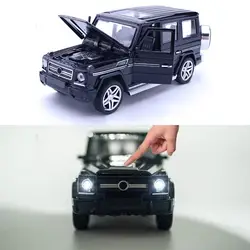 Модель автомобиля из 1:32 сплава, детская игрушка, звуковой светильник, игрушечный автомобиль для G65 SUV AMG, игрушки для детей, подарки для