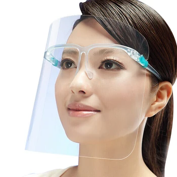 

Clear Grease Protector Facial Transparent Face Cover Fog Protector Mask Proof Anti-fog Face Shield For Adults Kitchen Gadgets
