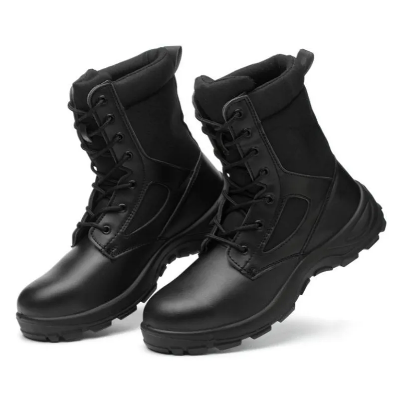 Mens Safety Shoes Military Steel Toe Work Boots Hiking Puncture Proof Boots Size 