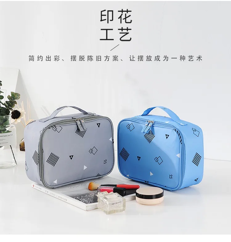 South Korea Cute Hand Waterproof Portable Cosmetic Bag Large Capacity Travel Cosmetics Storage Bag Wash Bag