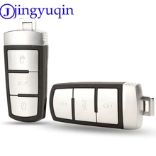 Jingyuqin escudo inteligente remoto chave do carro caso capa estilo para vw passat magotan 3 botões